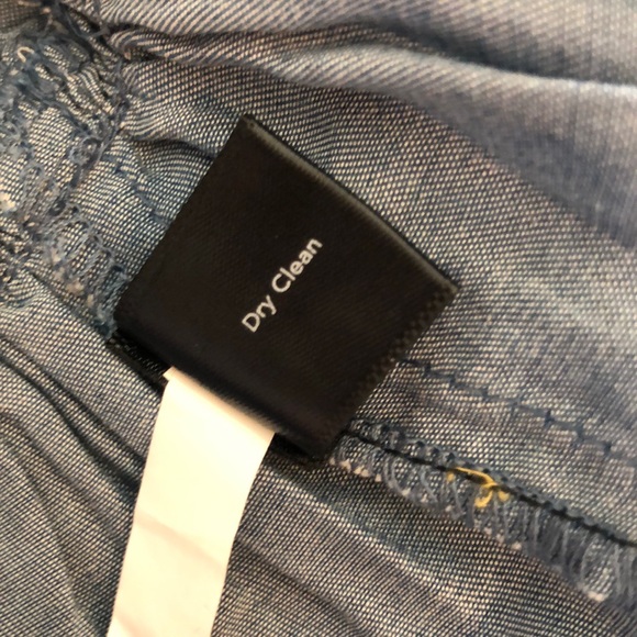 Boston Proper Gorgeous Beaded Chambray Dress 0 - Picture 16 of 16